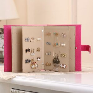 compact earring storage solution