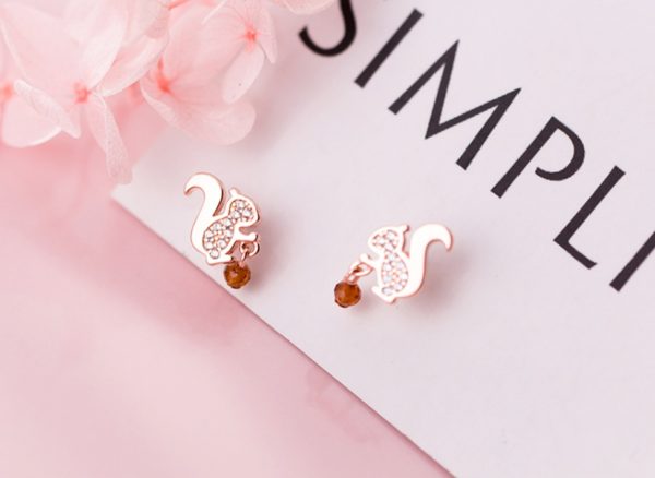 Adorable Squirrel Stud Earrings