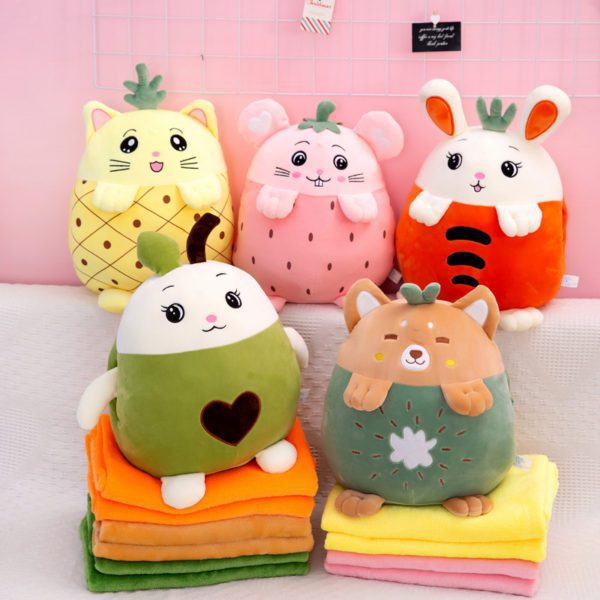 Character Pillow and Throw Set