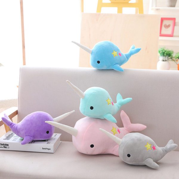 soft whale stuffed toy