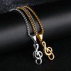 Whimsical Treble Clef Necklace