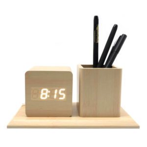 Desktop Organizer With Alarm Clock