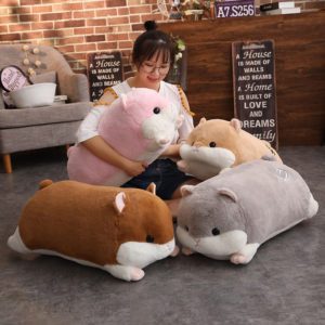 Cozy Hamster Pillows with Hand Pockets