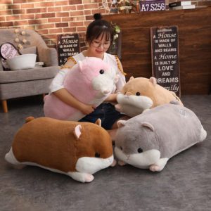 hamster plush cushion