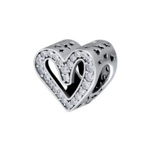 Love Heart 925 Silver Charm