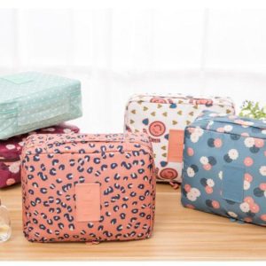 Womens Fabric Toiletry Bag for Essentials