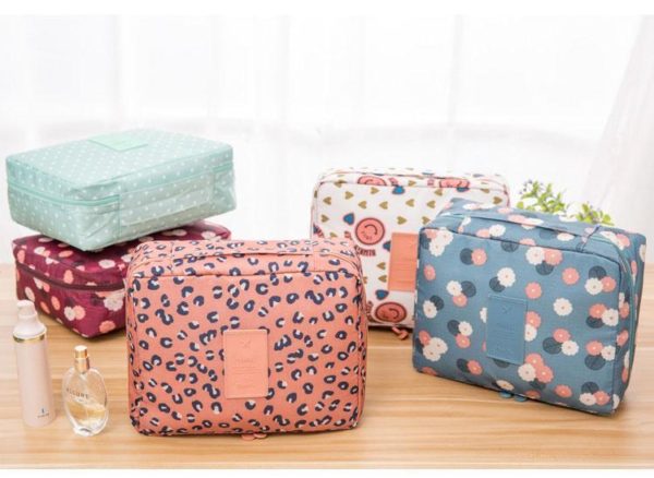 Womens Fabric Toiletry Bag for Essentials