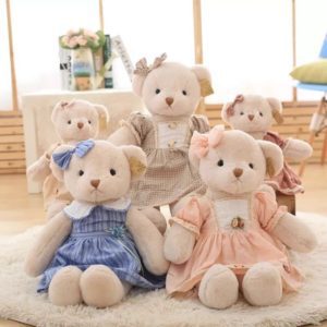 Adorable Teddy Bears Dressed In Charming Outfits