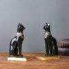 Stylish Egyptian Cat Bookends