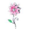 pink daisy flower charm