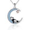 Panda Bear Under the Stars Necklace