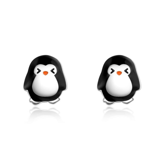 Charming Penguin Stud Earrings