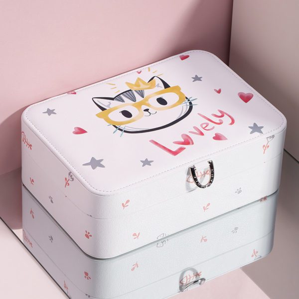 Whimsical Kitten Jewelry Box