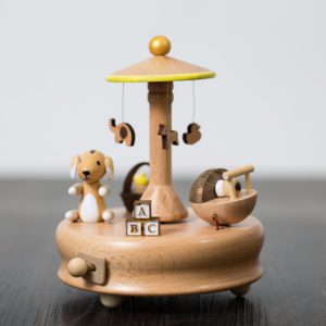 Wooden Music Box With Timeless Tunes