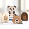 Handcrafted Wooden Bear Bookends