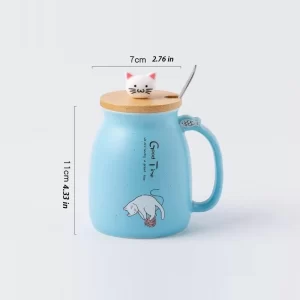 CatCoffeeMugSpoon9