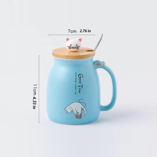 CatCoffeeMugSpoon9