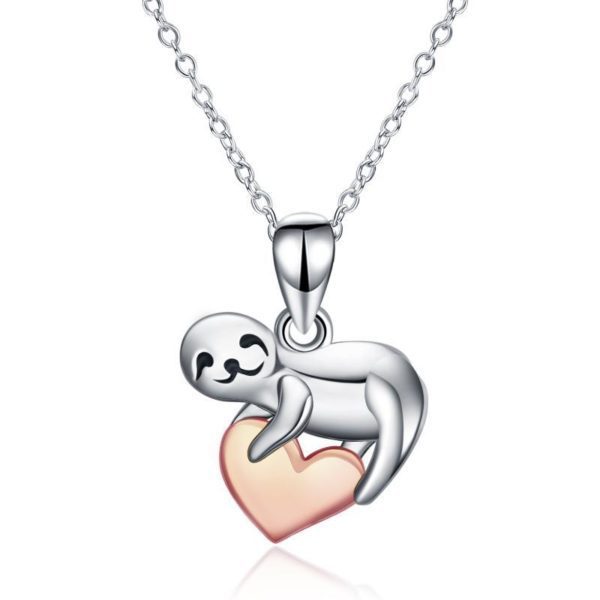 Sloth Adorned Pendant Necklace