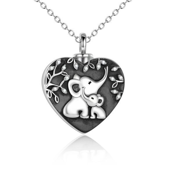 Elephant Pendant Urn Necklace