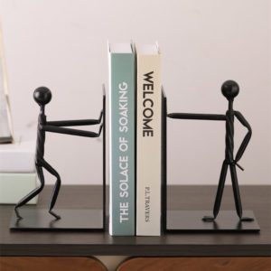 Vintage Metal Figurine Bookends