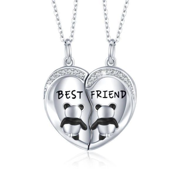 Best Friend Necklaces 925 Sterling Silver