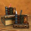 Antique Books Desk Organizer