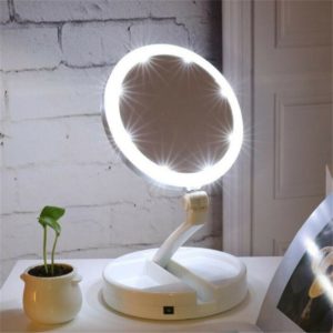 Foldable LED Cosmetic Mirror For Women