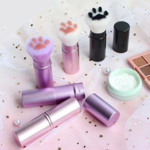 Travel Friendly Cat Design Makeup Brushes