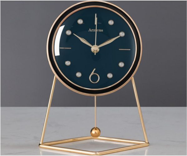 Stylish Gold Desk Clock