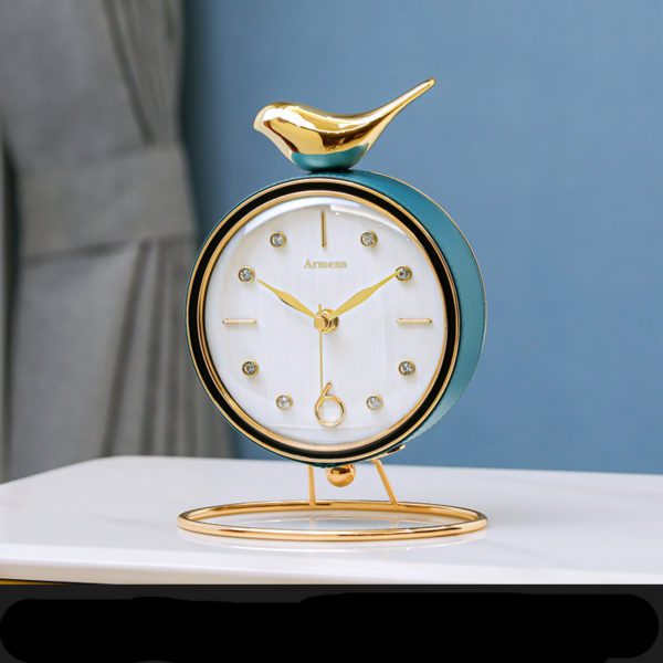 Golden Finch Perch Clock