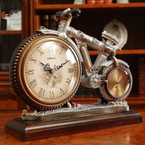 Lisheng European Retro Clock Bicycle Ornament