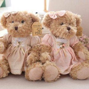 cuddly teddy bear pair
