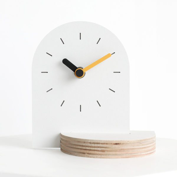 Minimalist Geometric Table Clock