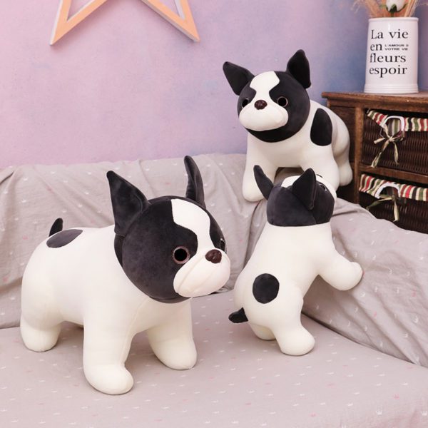 Spotted French Bulldog Plush Toy