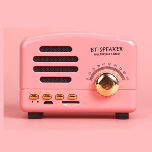 Retro Radio Inspired Bluetooth Speaker