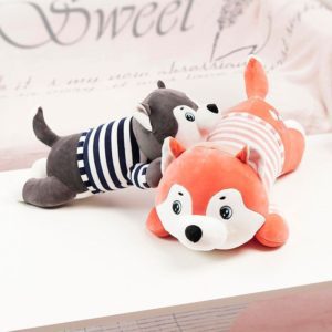 Jumbo Fox Plush Pillow for Bedroom