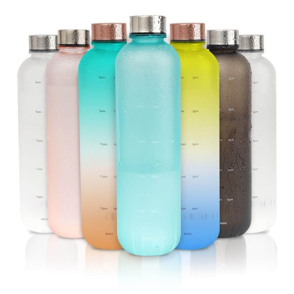 Elegant Frosted Water Bottle