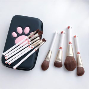 Cat Themed 10 Piece Makeup Brush Set