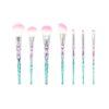 Makeup Brush Set - 7 Quality Brushes with Diamond Handles