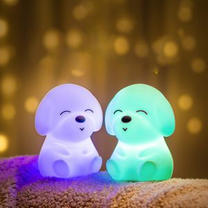 Silicone Nightlight Puppy for Kids