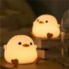 Soft Silicone Duckling Night Light