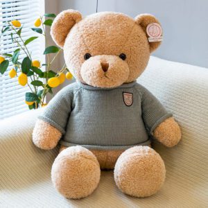 Sweater-Clad Teddy Bear