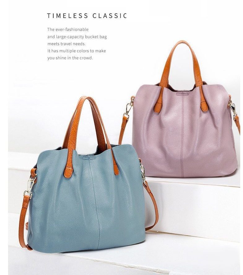 Leather soft tote bag women 13 e1681009704220