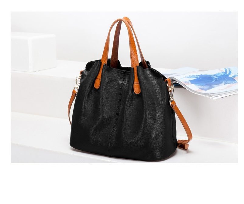 Leather soft tote bag women 3 e1681009396550