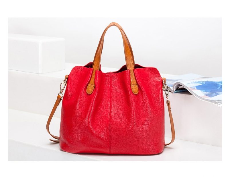 Leather soft tote bag women 4 e1681009525751