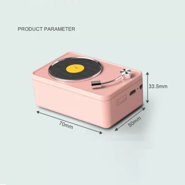 Retro Vinyl Record BT Speaker 2