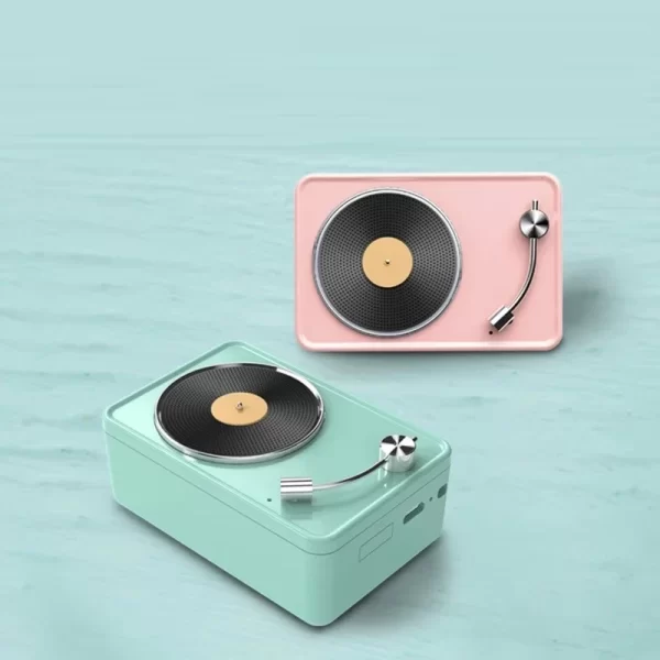 Retro Vinyl Record BT Speaker 3