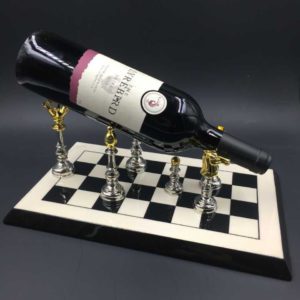 Chessboard Wine Rack: Where Elegance Meets Wine
