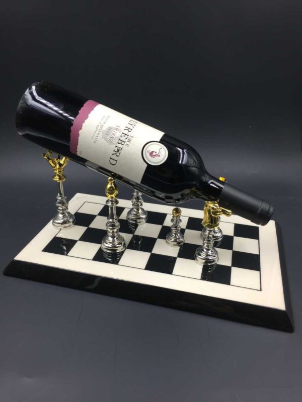 Chessboard Wine Rack: Where Elegance Meets Wine