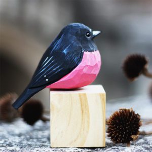 Hand Carved Bird Ornaments